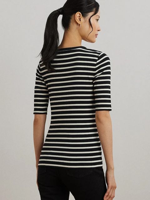 Lauren Ralph Lauren t-shirt damskie kolor czarny 200971086