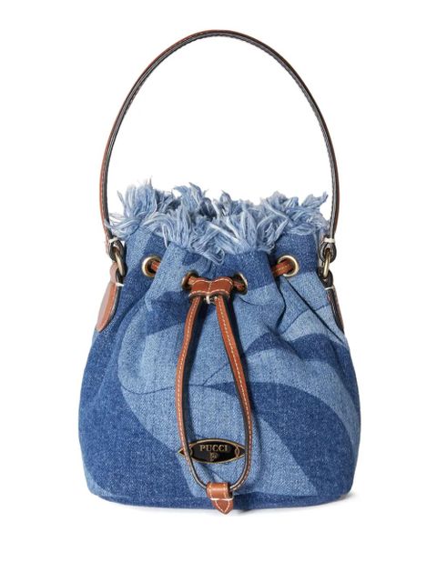 PUCCI Yummy bucket bag - Blue - zdjęcie produktu nr 1
