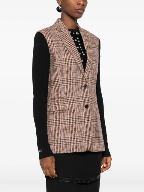 Coperni check-panel jacket - Brown