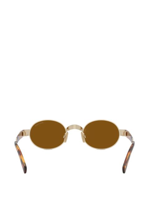 Miu Miu Eyewear round-frame sunglasses - Gold