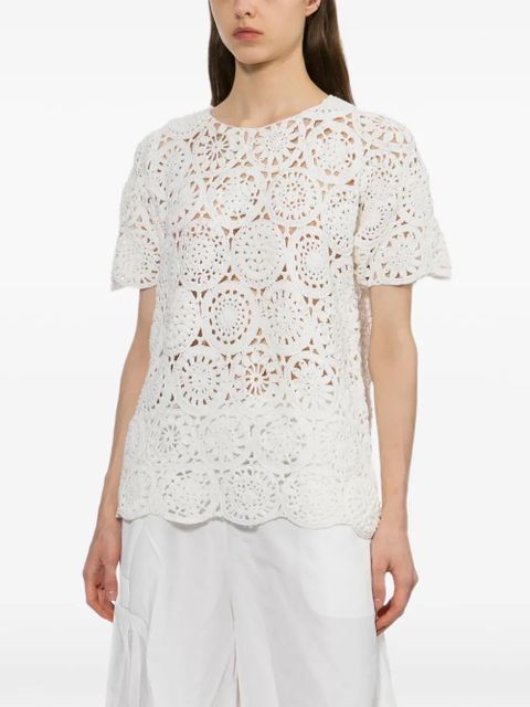 Comme Des Garçons crochet top - White - zdjęcie produktu nr 2