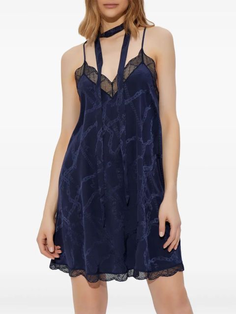 Zadig&Voltaire Risty mini dress - Blue