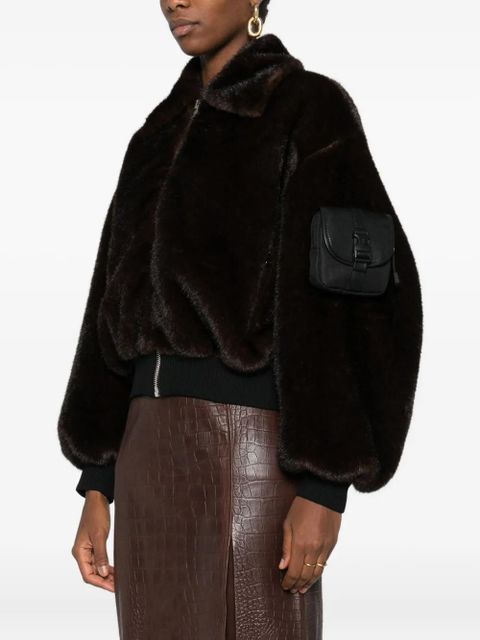 Coperni faux-fur jacket - Brown