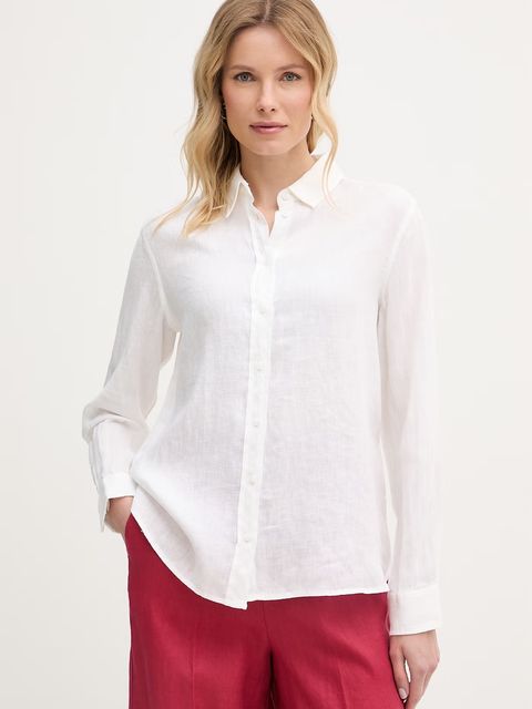 United Colors of Benetton koszula damska lniana - zdjęcie produktu nr 1