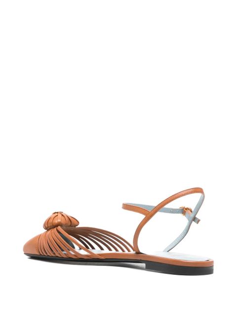 Valentino Garavani heart-detail strap sandals - Brown