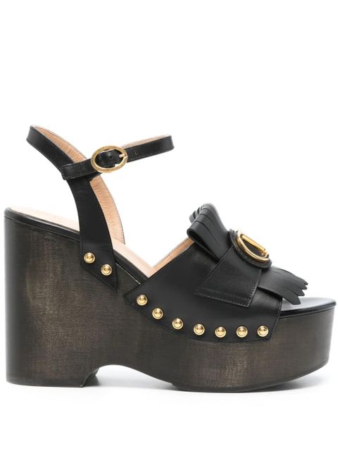 Valentino Garavani 115mm VLogo sandals - Black - zdjęcie produktu nr 1