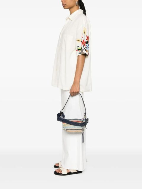 Zadig&Voltaire Le Cecilia interwoven mini bag - Blue - zdjęcie produktu nr 2