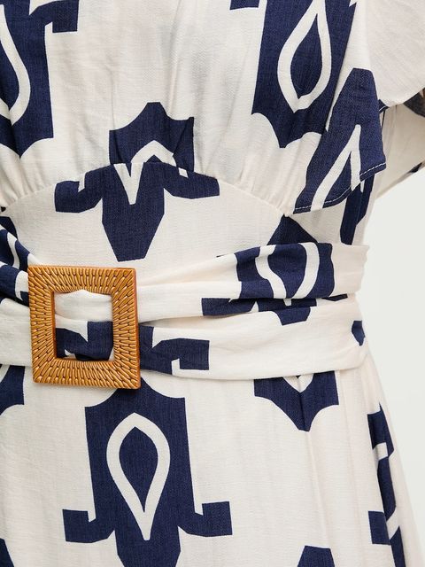 Answear.LAB sukienka kolor granatowy maxi rozkloszowana