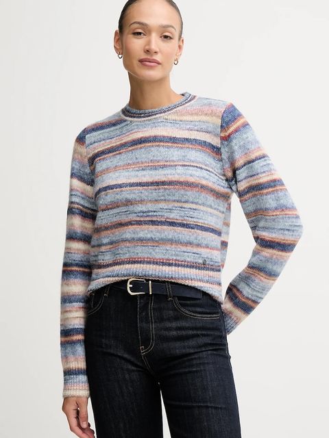 Pepe Jeans sweter z domieszką wełny damski kolor niebieski PL7000057 - zdjęcie produktu nr 1