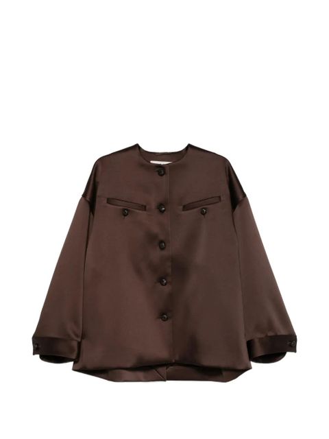Róhe chest-pocket button jacket - Brown - zdjęcie produktu nr 1