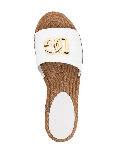 Dolce & Gabbana DG-logo espadrilles - White