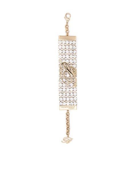 Blumarine crystal-embellished bracelet - Gold - zdjęcie produktu nr 1