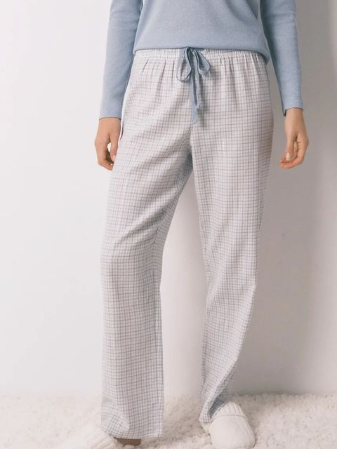 women'secret komplet piżamowy damska kolor niebieski 3592486