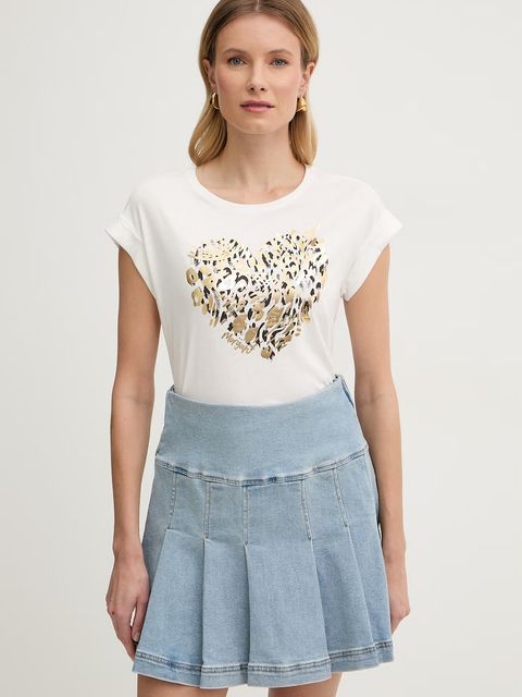 Morgan t-shirt damski z bawełną - zdjęcie produktu nr 2