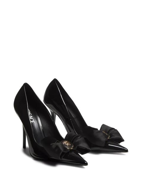 Versace bow medallion pumps - Black - zdjęcie produktu nr 2