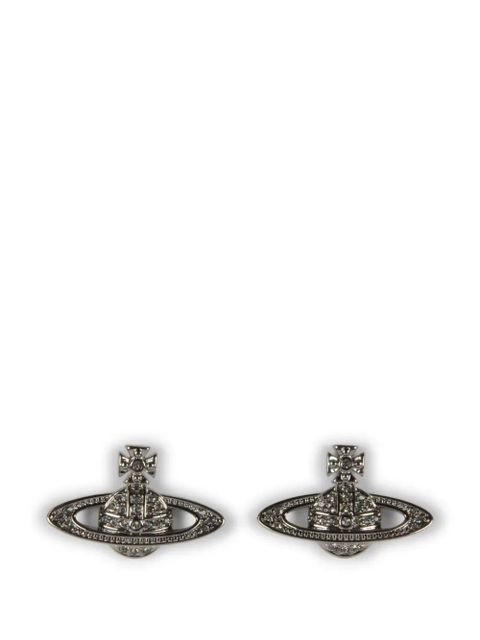 Vivienne Westwood mini Bas Relief earrings - Silver - zdjęcie produktu nr 1
