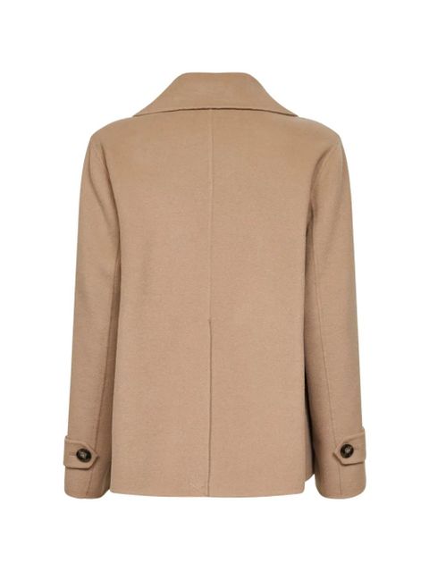 Weekend Max Mara double-breasted welt-pocket coat - Neutrals - zdjęcie produktu nr 2