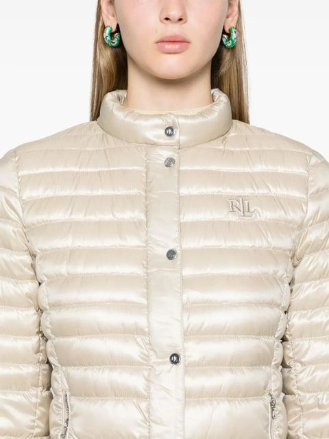 Lauren Ralph Lauren mock-neck down jacket - Neutrals