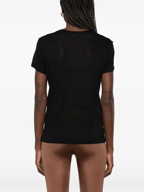 TOM FORD logo-plaque T-shirt - Black
