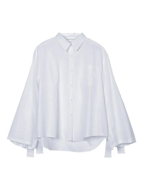 Cecilie Bahnsen Bridget tie-detail shirt - White - zdjęcie produktu nr 1