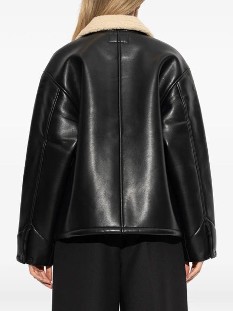 Carhartt WIP Shepton OG Michigan shearling-collar coat - Black