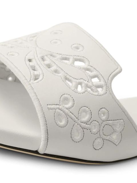 Jimmy Choo Ariane flat sandals - White