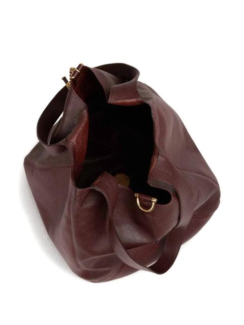 Chloé ballon leather tote bag - Brown