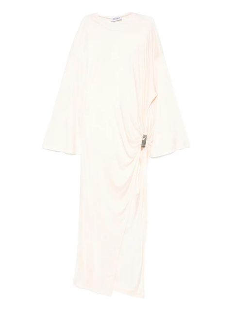 The Attico knot-detail midi dress - Neutrals - zdjęcie produktu nr 1