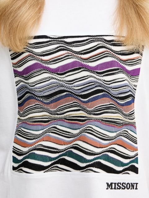 Missoni t-shirt bawełniany - zdjęcie produktu nr 2
