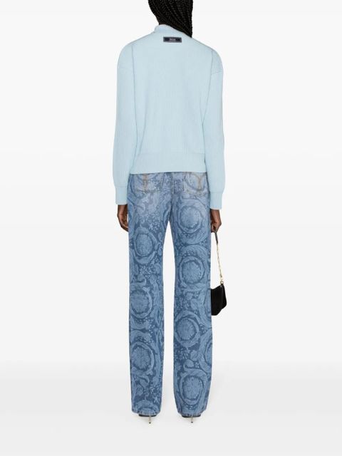 Versace Barocco straight-leg jeans - Blue - zdjęcie produktu nr 2