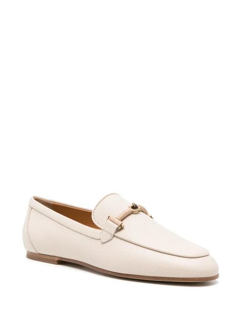 Tod's chain-link leather loafers - Neutrals