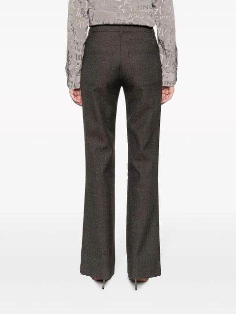 Zadig&Voltaire tailored flared wool trousers - Grey