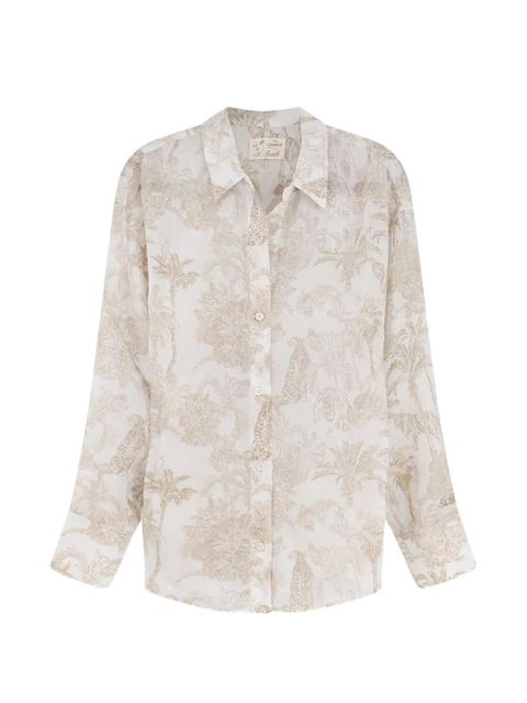 MC2 Saint Barth button-fastening long-sleeve shirt - White - zdjęcie produktu nr 1