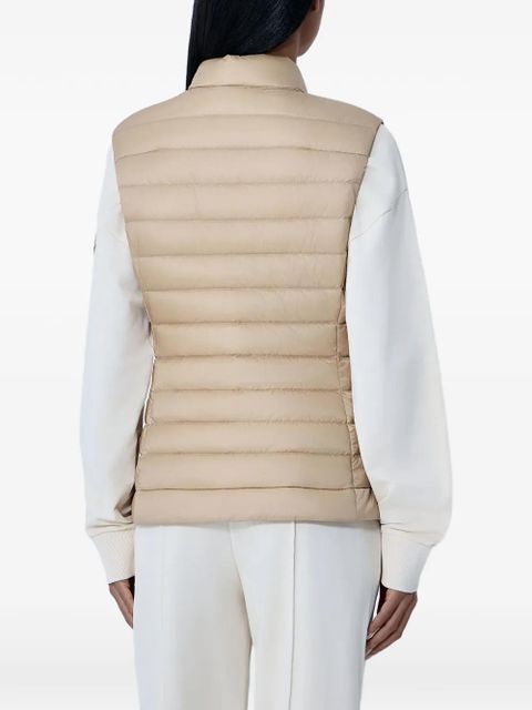 Moncler zip-up quilted gilet - Neutrals
