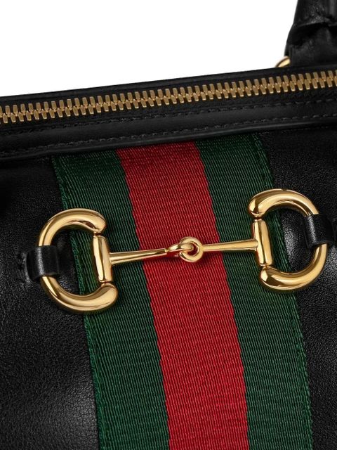 Gucci medium Borsetto leather shoulder bag - Black
