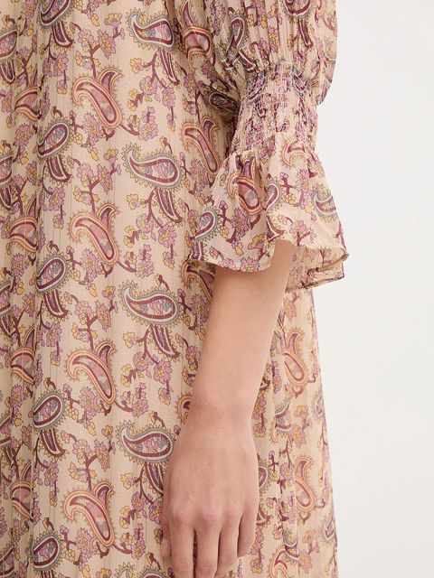 Hoss Intropia sukienka kolor pomarańczowy maxi prosta 8222113