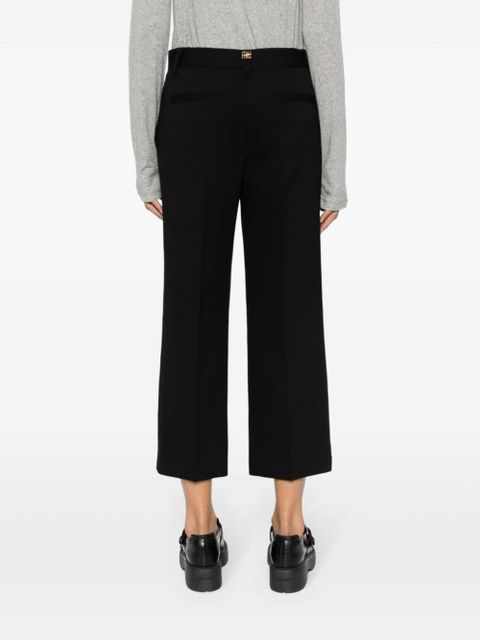 Miu Miu grain de poudre cropped trousers - Black