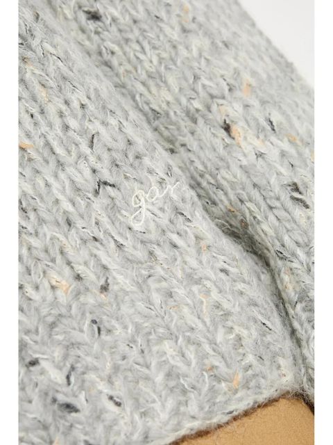 GANNI rear slit roll neck sweater - Grey - zdjęcie produktu nr 2