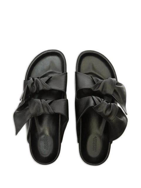 ISABEL MARANT Lennyo bow sandals - Black
