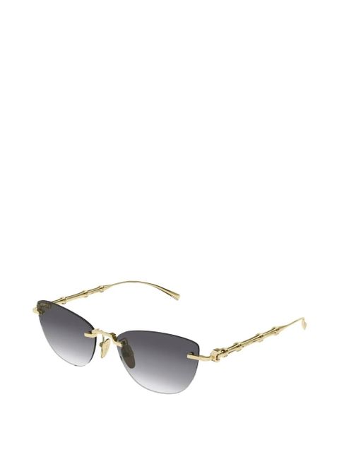 Gucci Eyewear cat-eye sunglasses - Gold - zdjęcie produktu nr 2