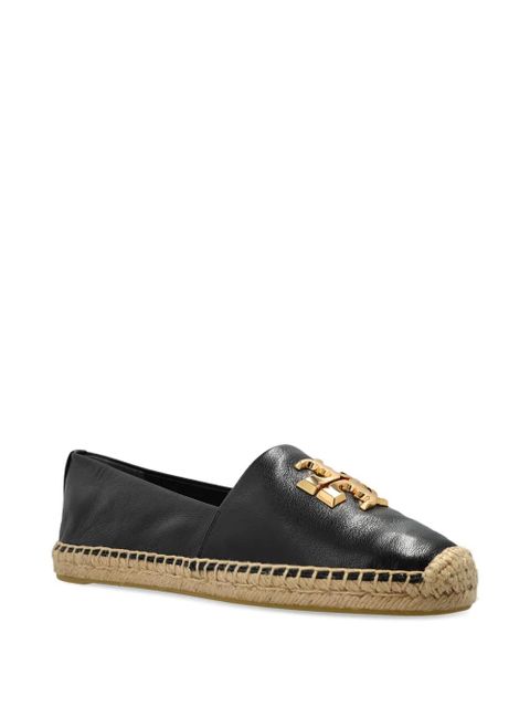 Tory Burch logo-embellished espadrilles - Black