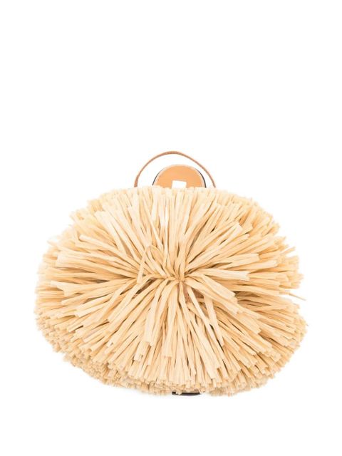 Moschino pompom slingback sandals - Neutrals