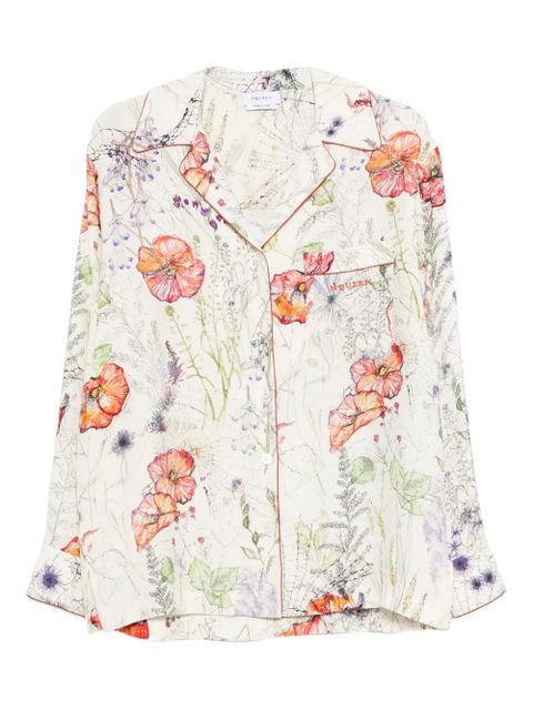 Alexander McQueen floral-print shirt - Neutrals - zdjęcie produktu nr 1