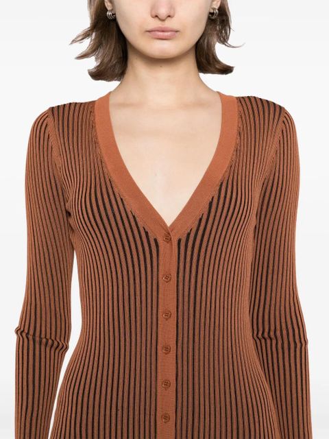 STAUD Shoko dress - Brown - zdjęcie produktu nr 2