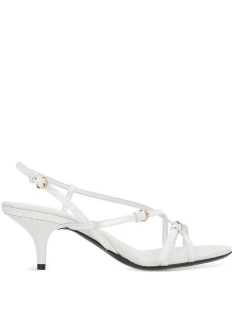 Miu Miu leather sandals - White - zdjęcie produktu nr 1