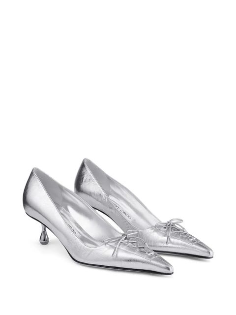 Jimmy Choo 50mm Scarlett pumps - Silver - zdjęcie produktu nr 2