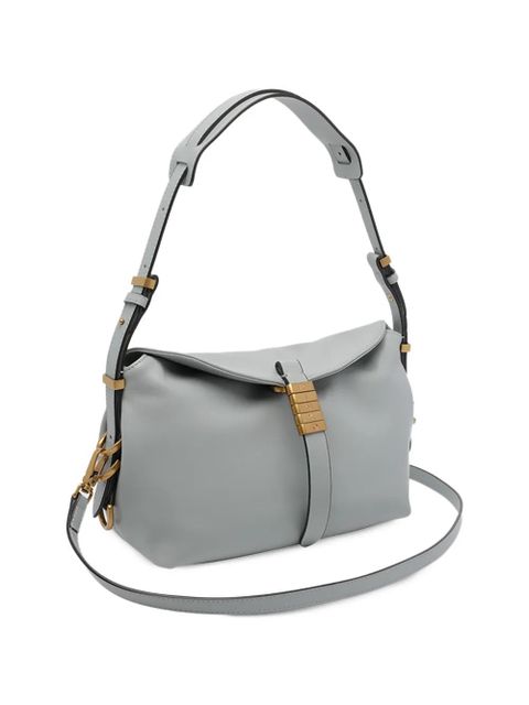 PINKO New Saddle leather shoulder bag - Grey - zdjęcie produktu nr 2