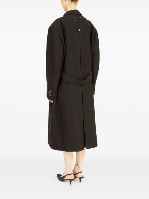 Maison Margiela four-stich coat - Black - zdjęcie produktu nr 2