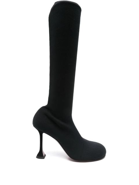 Amina Muaddi 95mm Veneda boots - Black - zdjęcie produktu nr 1