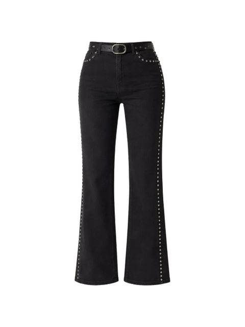 Reformation Cary studded jeans - Black - zdjęcie produktu nr 1